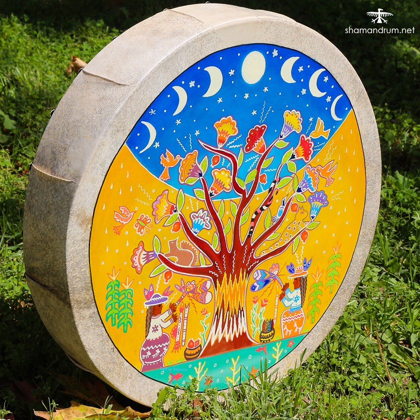 huichol shaman drum 1