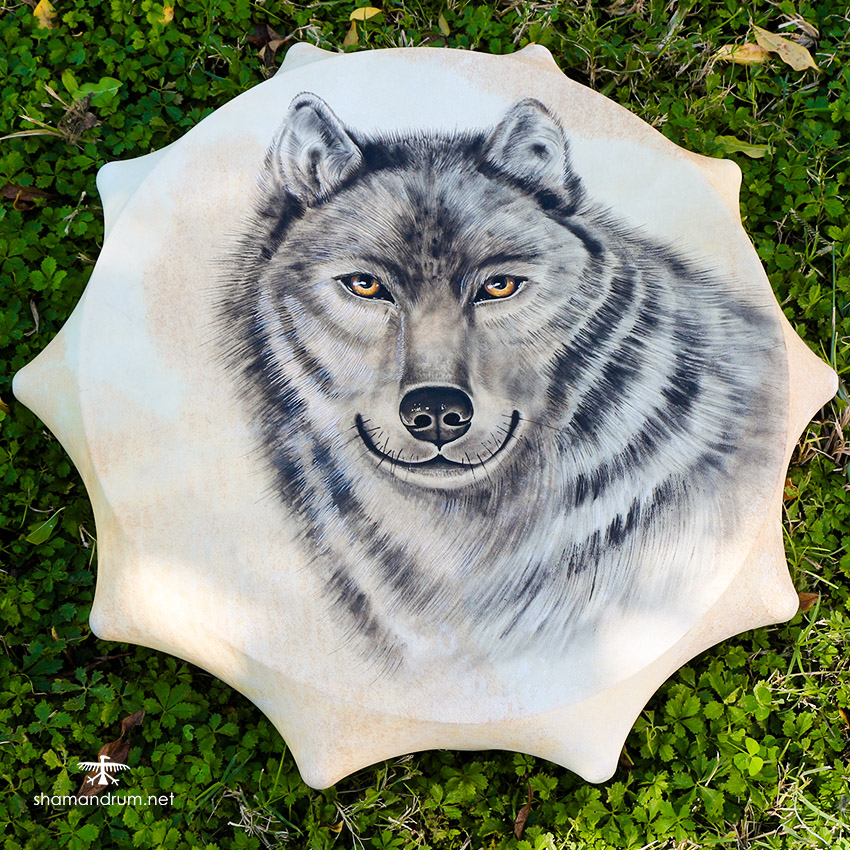 wolf shaman drum 4