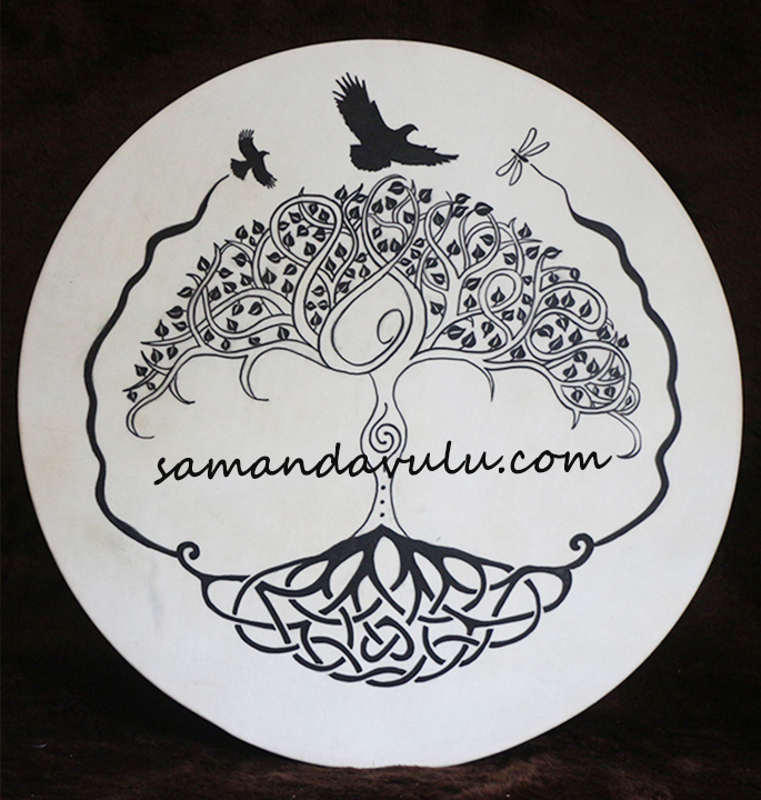 tree of life shaman drum
